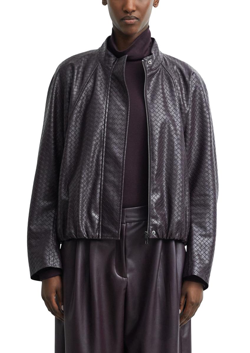 Damen Kunstlederjacke