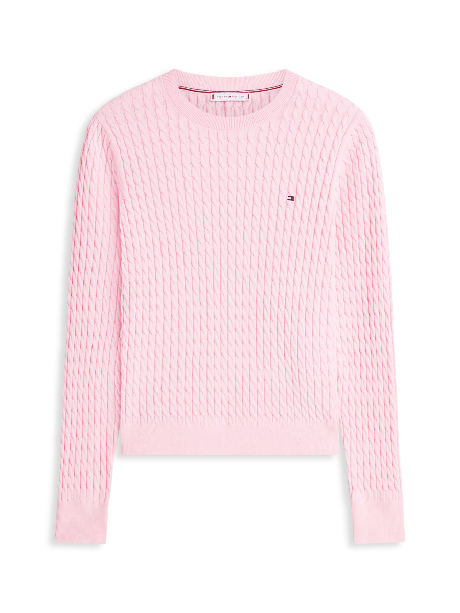 Damen Zopfstrickpullover