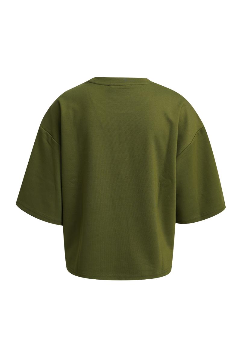 Damen Sweatshirt Kurzarm