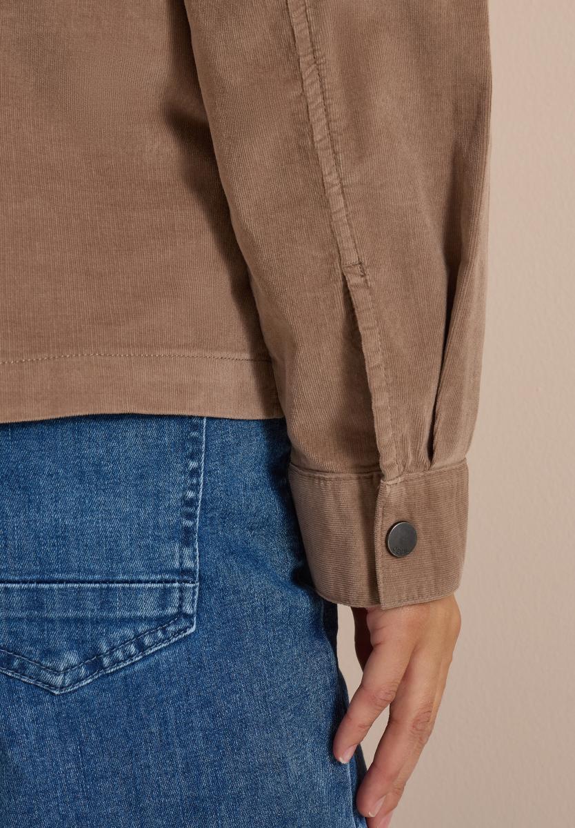 Damen Cord-Overshirt