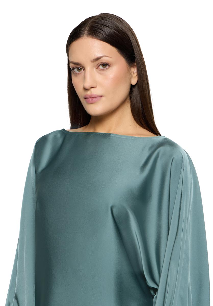 Satin-Bluse