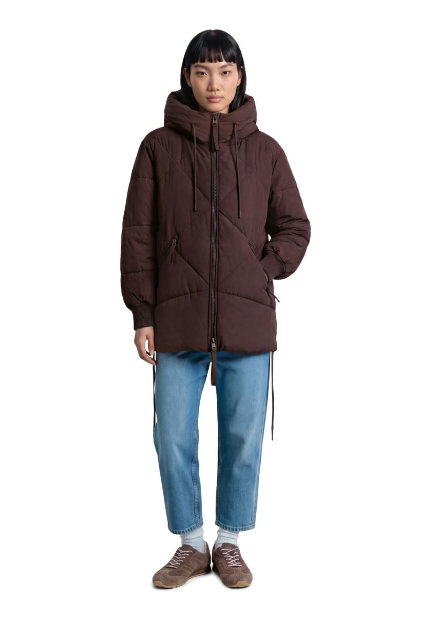 Damen Kapuzen-Steppjacke