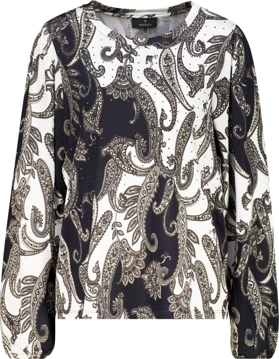 Damen Sweatshirt mit Paisleymuster