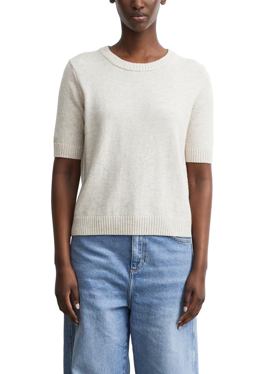 Damen Kurzarm-Strickpullover