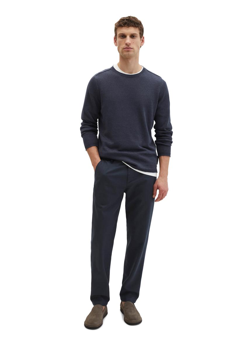 Herren Strickpullover Leinen-Mix