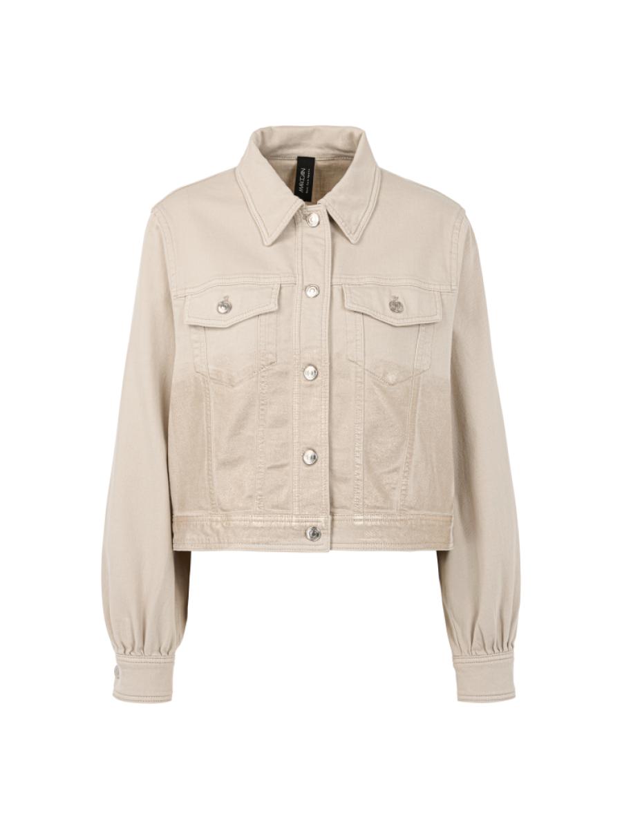 Damen Denimjacke mit Gold-Finish