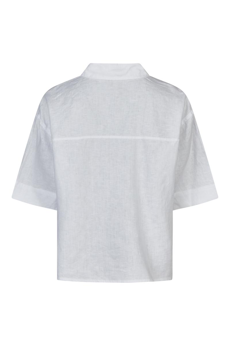 Leinenbluse Kurzarm
