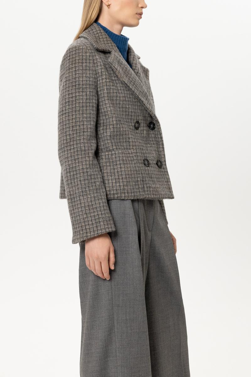 Damen Cabanjacke aus Woll-Mix