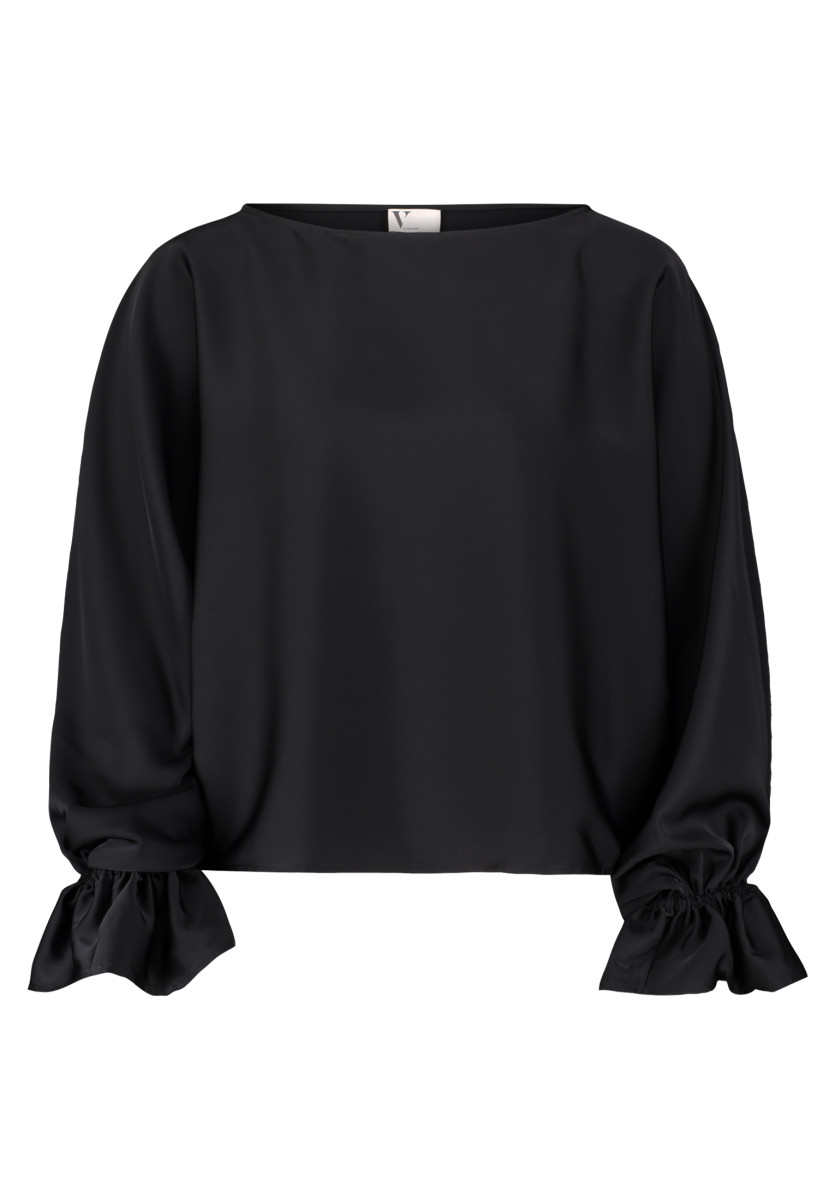 Satin-Bluse