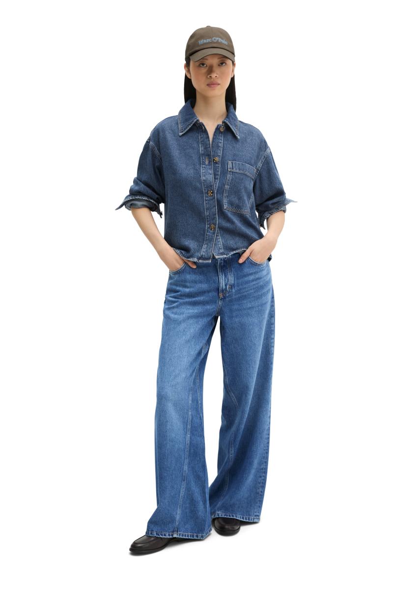 Jeansbluse regular