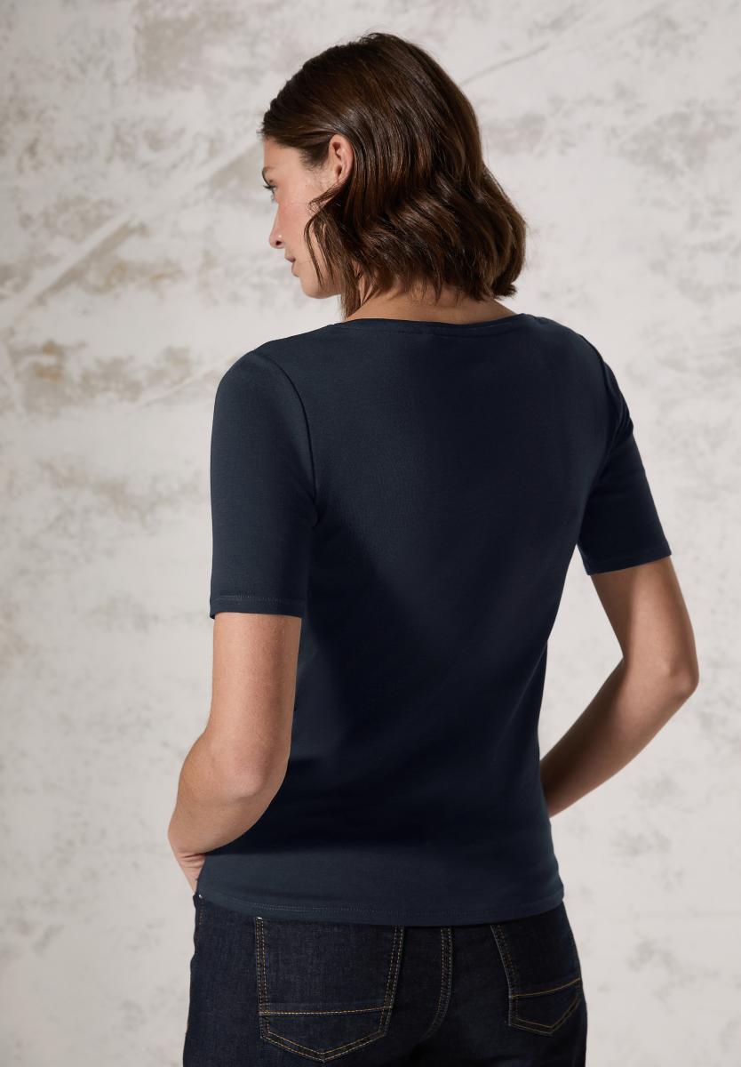 Damen T-Shirt in Unifarbe