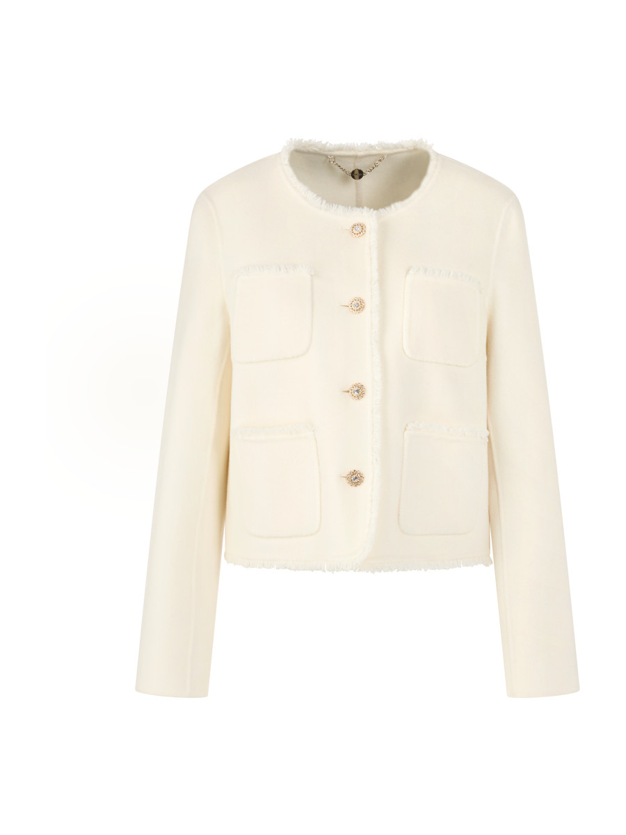 Damen Jacke mit aufgesetzten Taschen