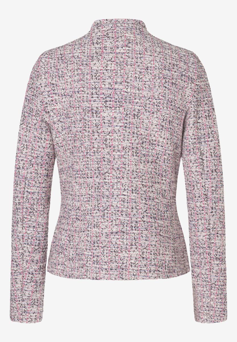 Damen Bouclé Jerseyjacke