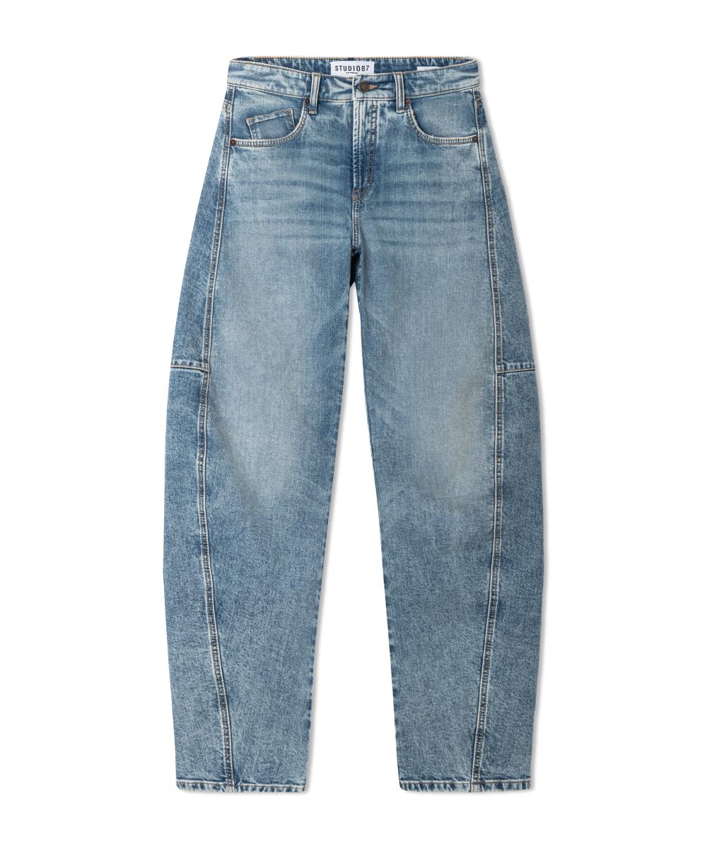 Damen Jeans Baggy Twisted