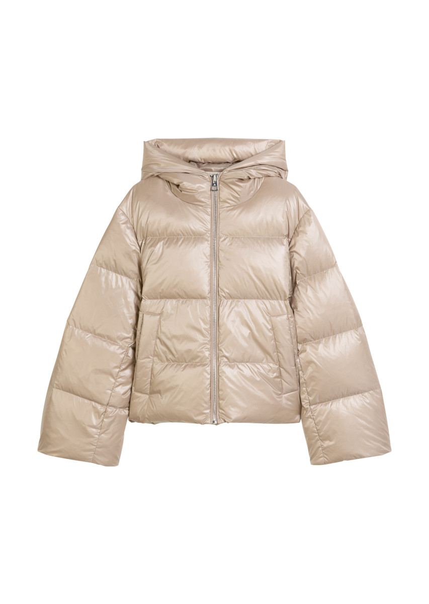 Damen Shiny-Puffer-Daunenjacke
