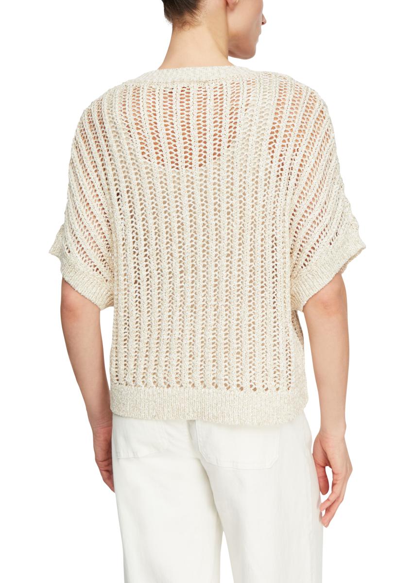 Damen Strickpullover Kurzarm