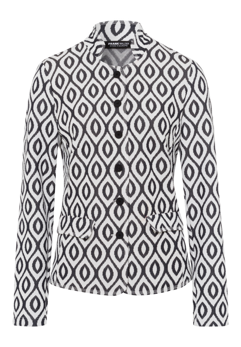Blazer mit Stehkragen