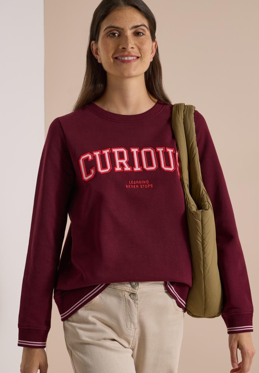 Damen Sweatshirt Mit Rundhals