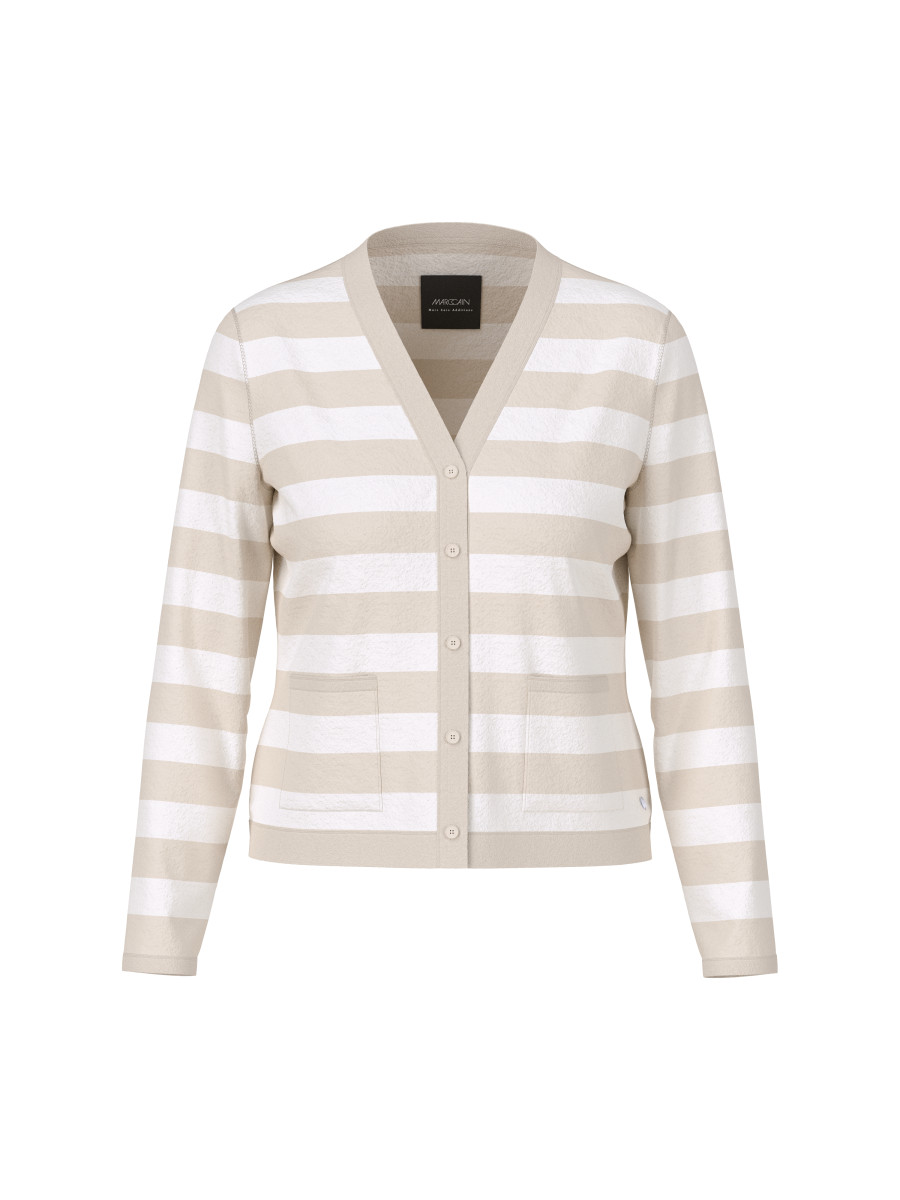 Damen Cardigan Gestreift