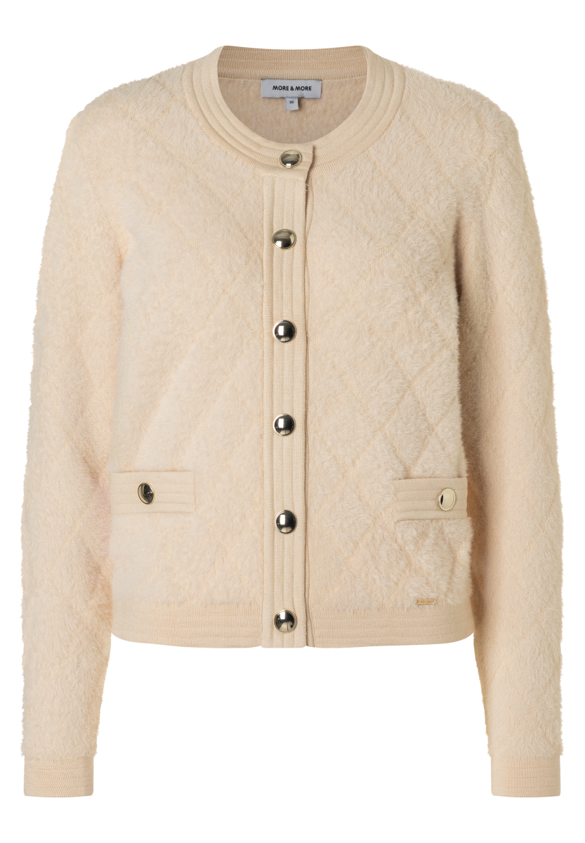 Damen Cardigan mit dekorativen Knöpfen