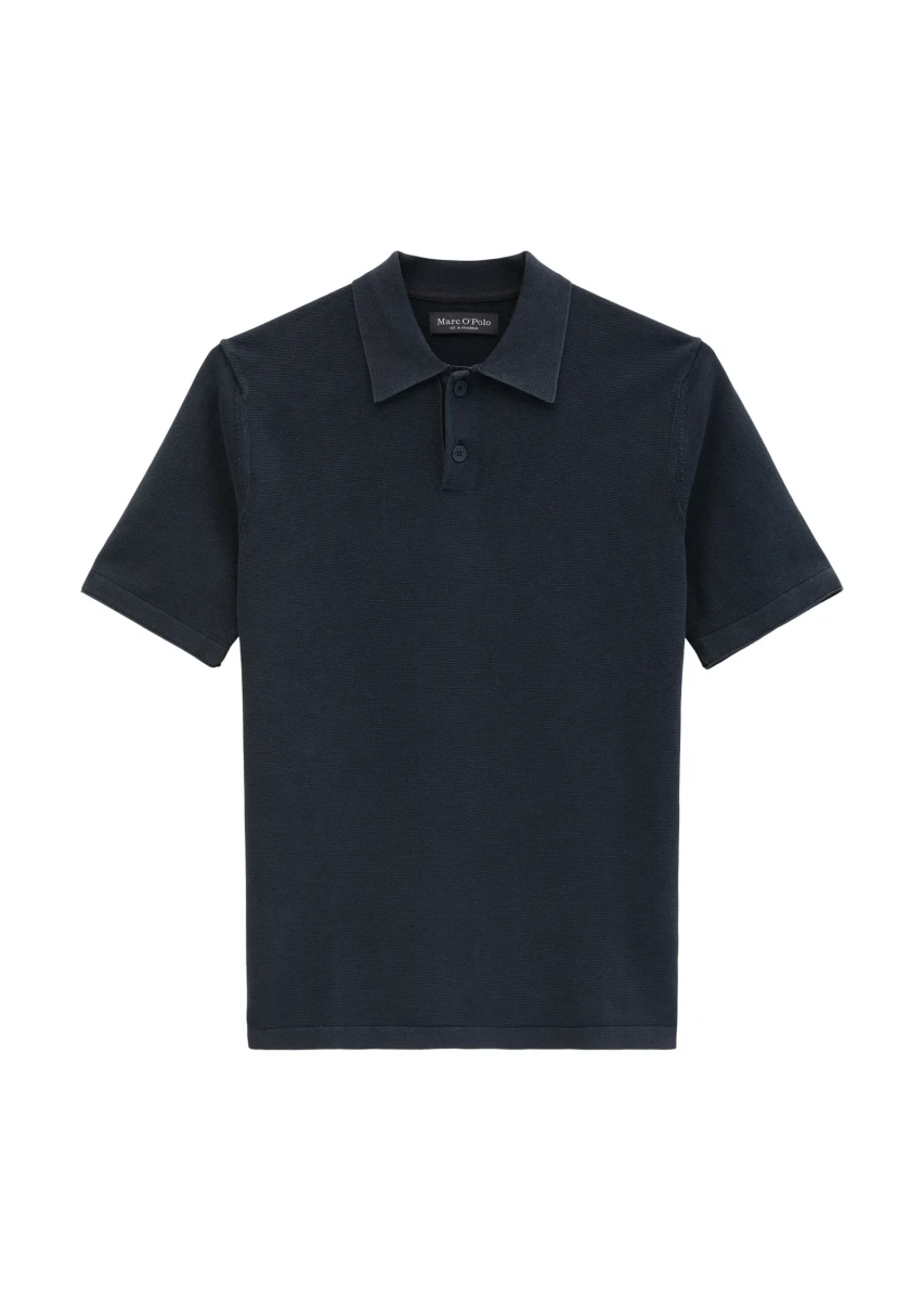 Herren Strick-Poloshirt