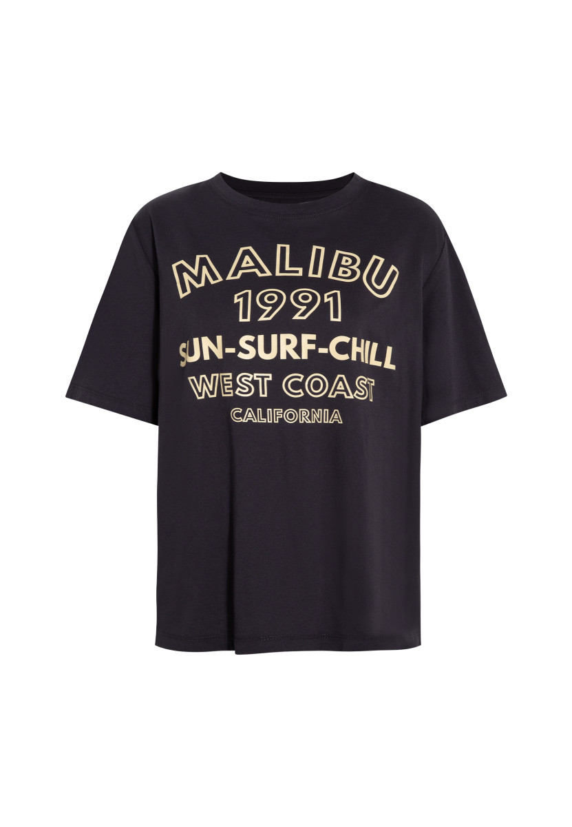 Damen T-Shirt Slogan Printed