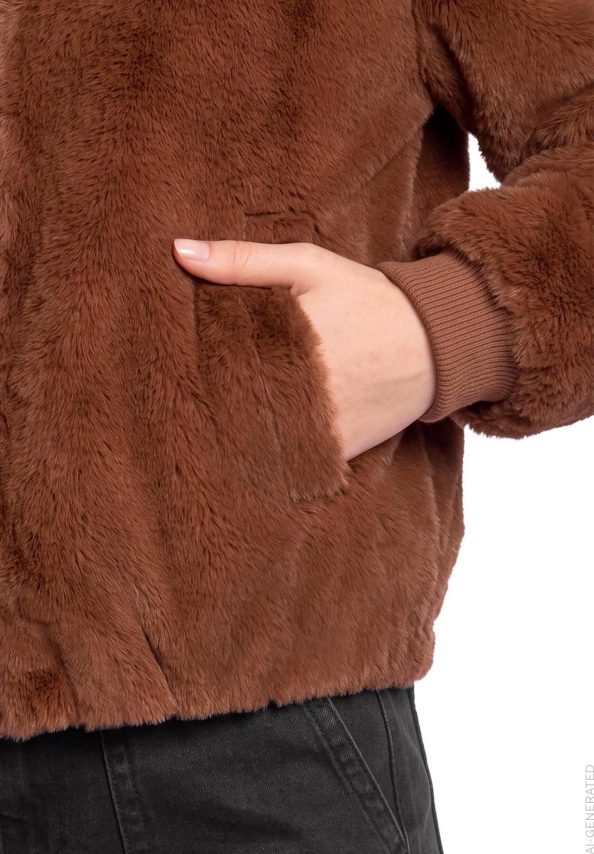 Damen Teddy-Jacke