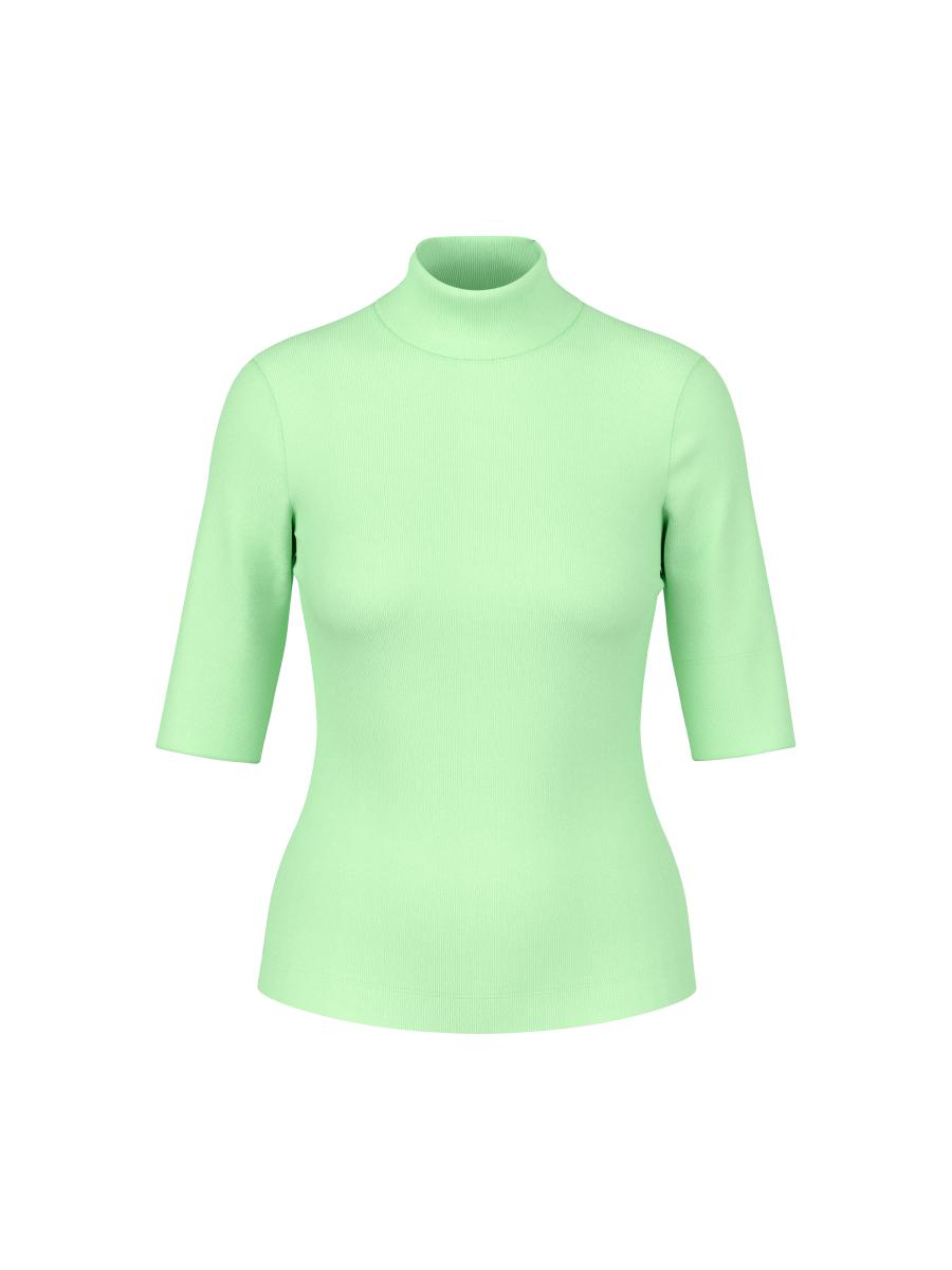 Damen T-Shirt mit Stehkragen
