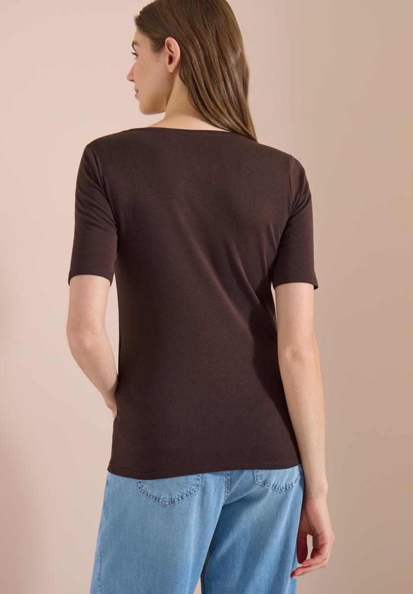 Damen T-Shirt in Unifarbe