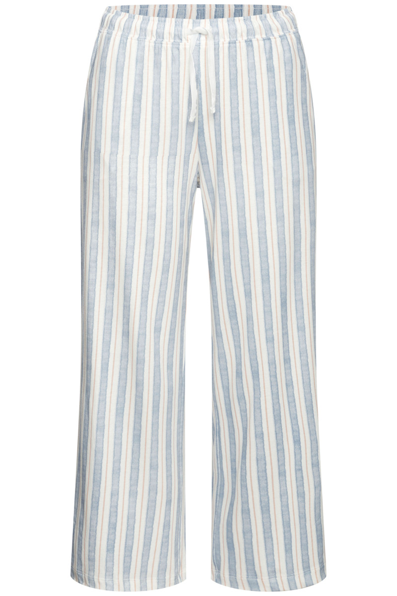Damen Pyjama-Culotte mit Streifenmuster