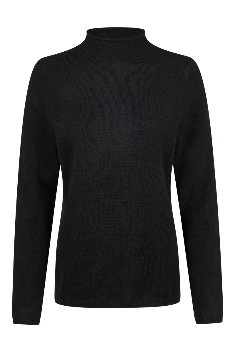 Damen Pullover Mockneck Cashmere
