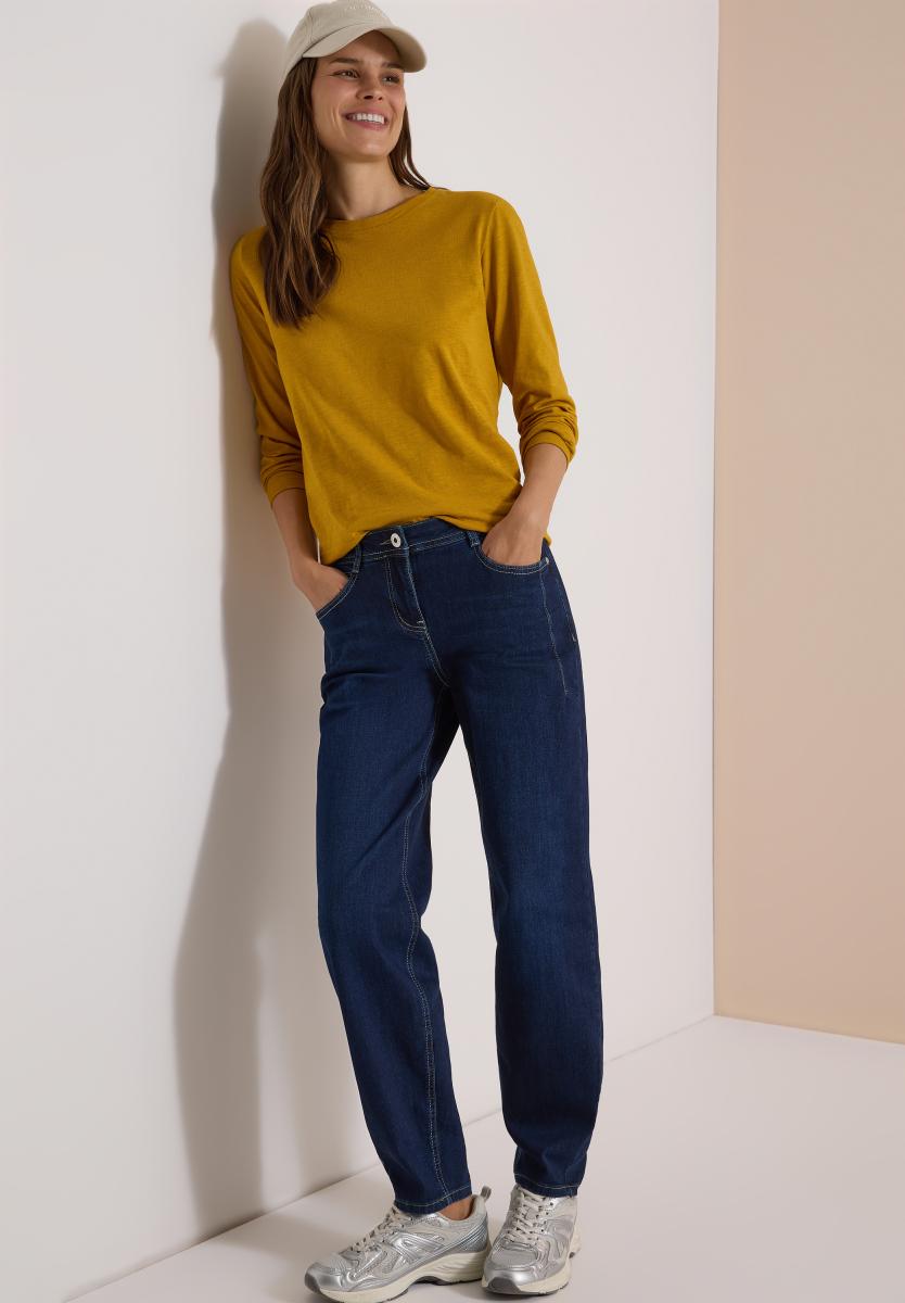 Damen Barrel Leg Jeans