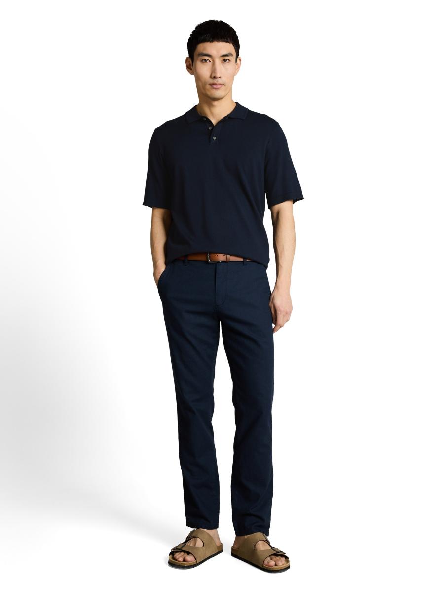 Herren Strick-Poloshirt