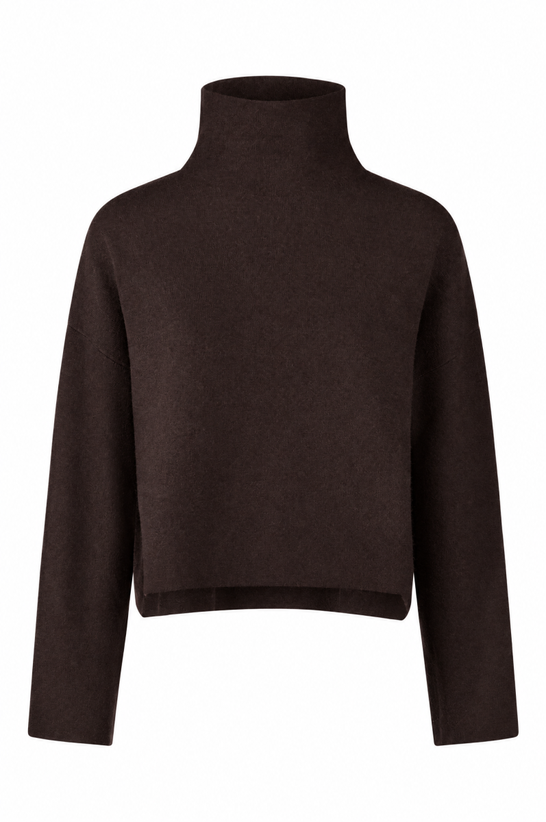 Damen Stehkragen-Pullover