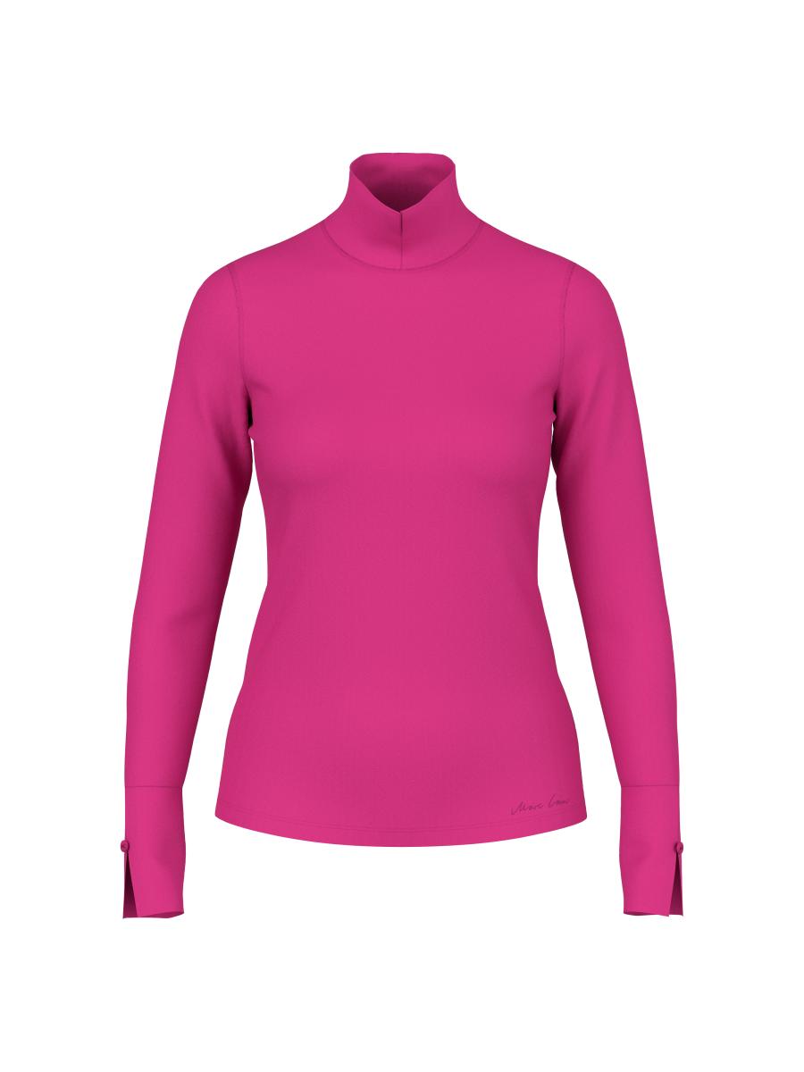 Damen Langarmshirt mit Stehkragen