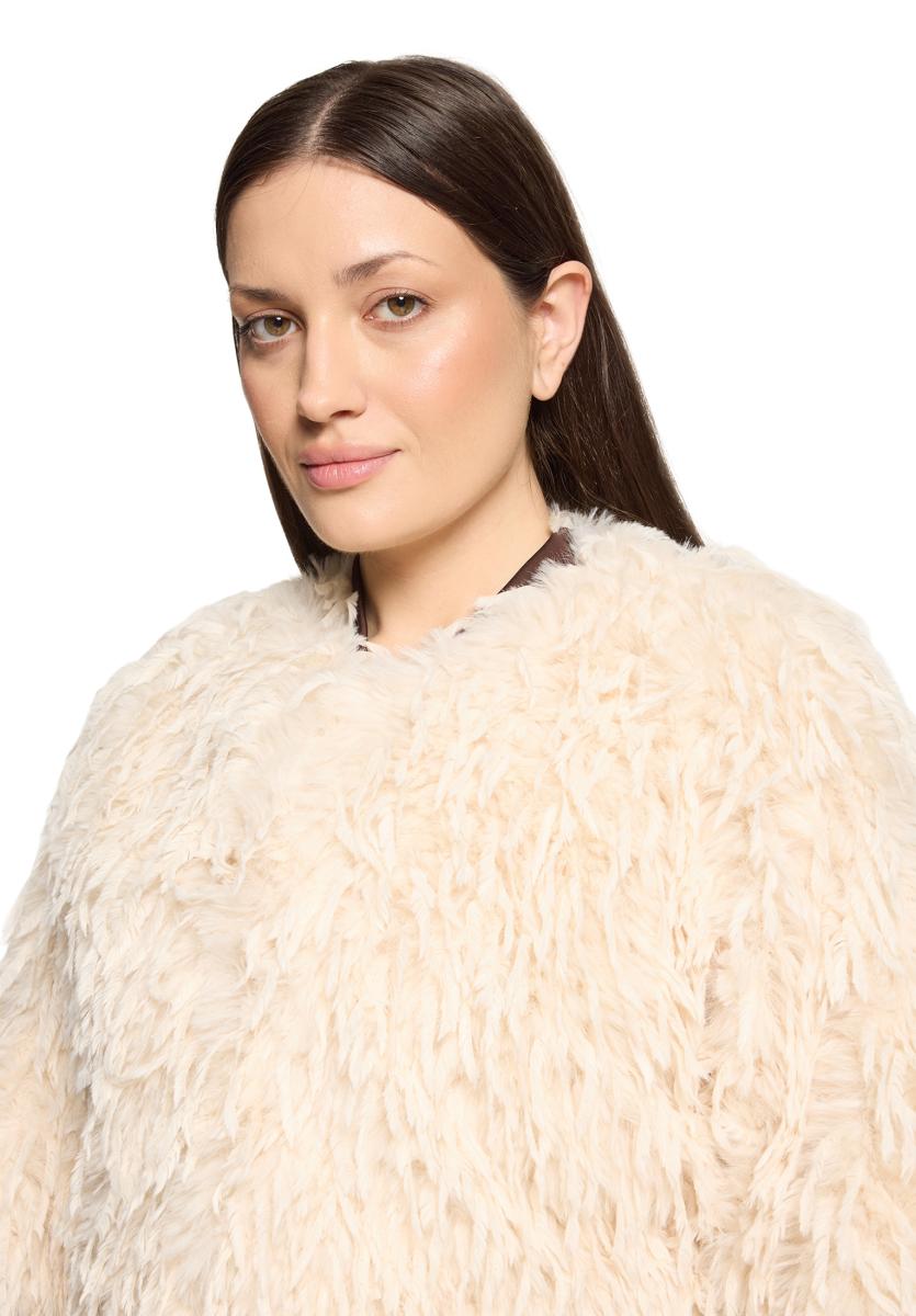 Damen Kunstfell-Jacke