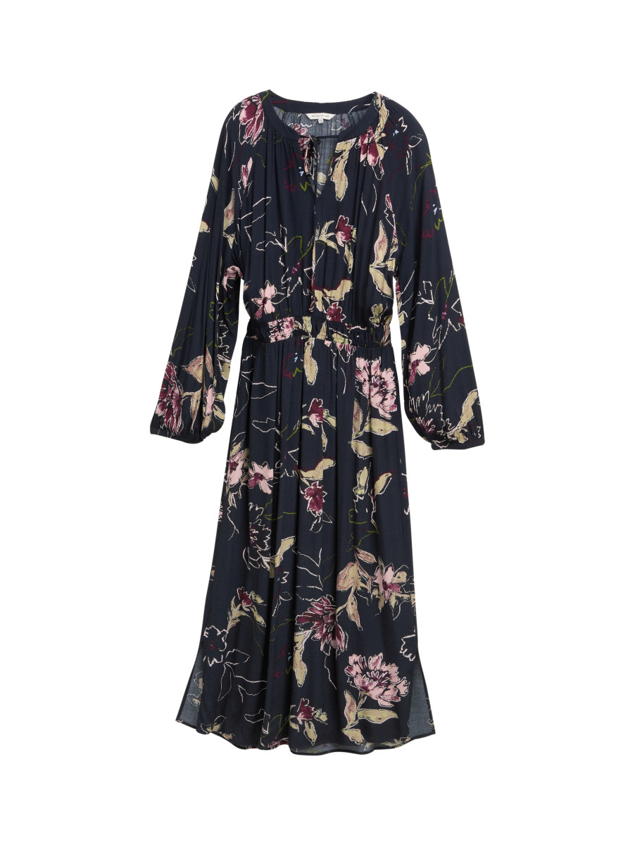 Maxi-Kleid mit Blumenmuster