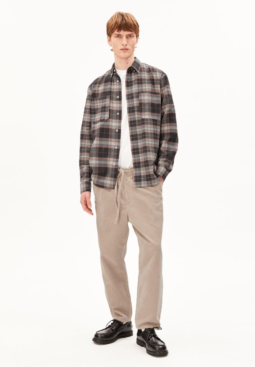 Herren PATCHWORK LANGARMHEMD