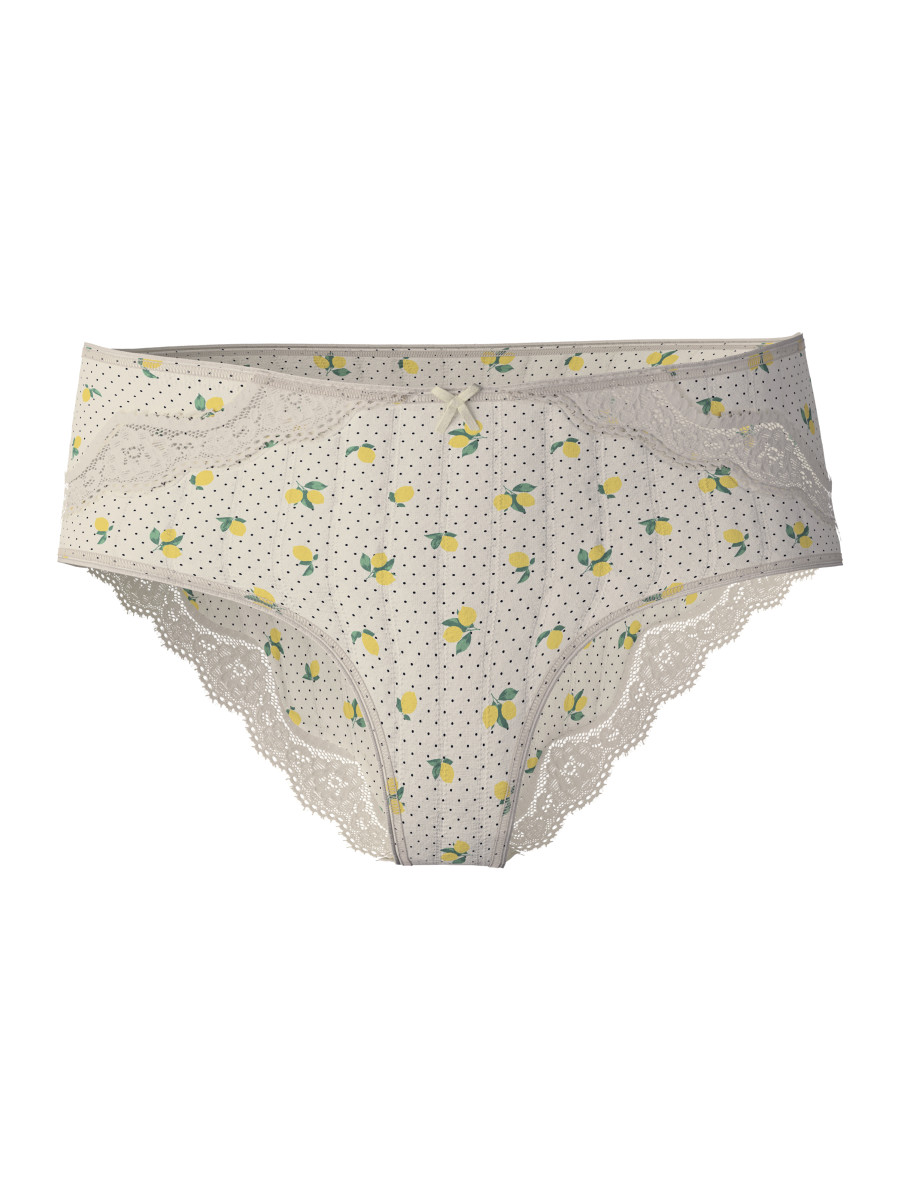 Damen Panty mit Zitronen-Muster