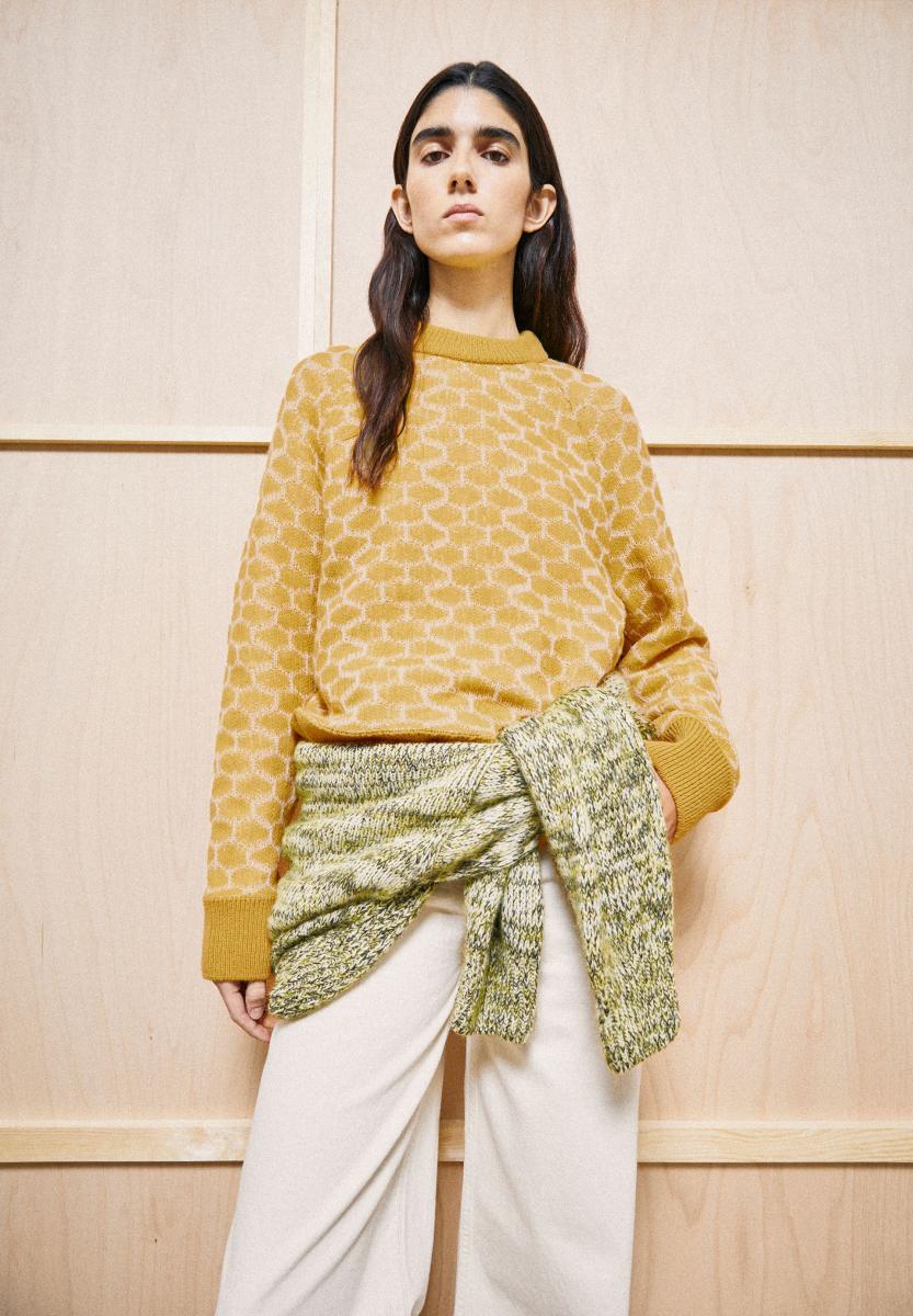 Damen Pullover Multi Dot