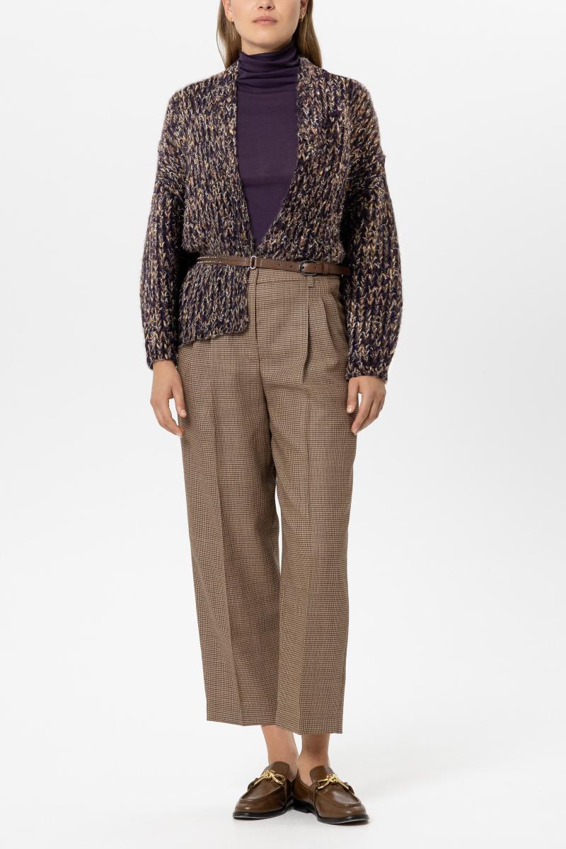 Damen Cardigan mit Mouliné-Struktur