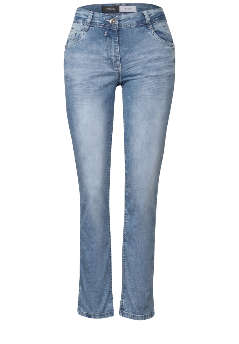 Damen Jeans mit Turn-Up Detail