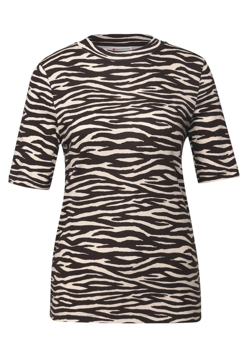 Damen T-Shirt mit Zebra Print