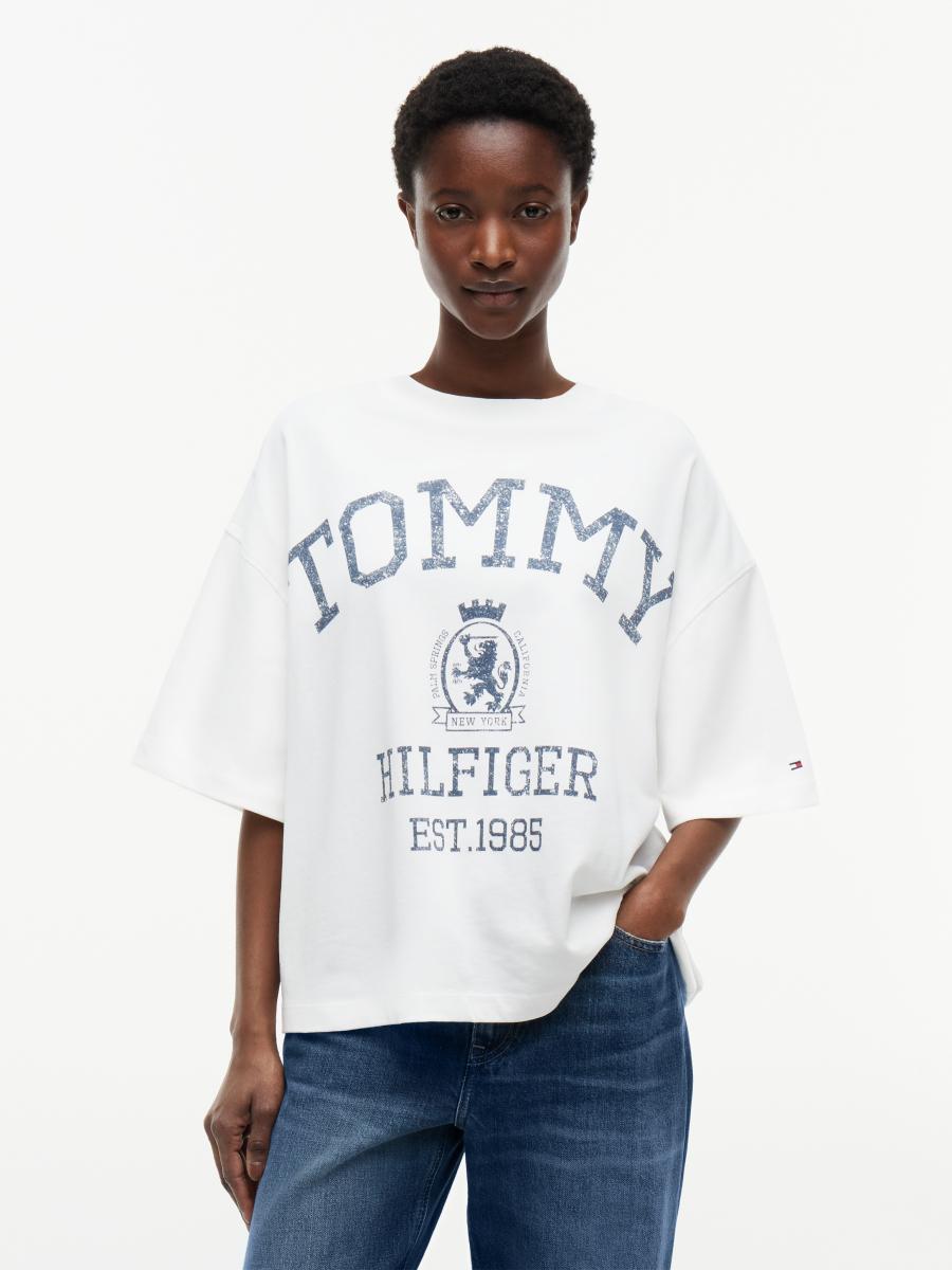 Damen T-Shirt Varsity Crest RLX