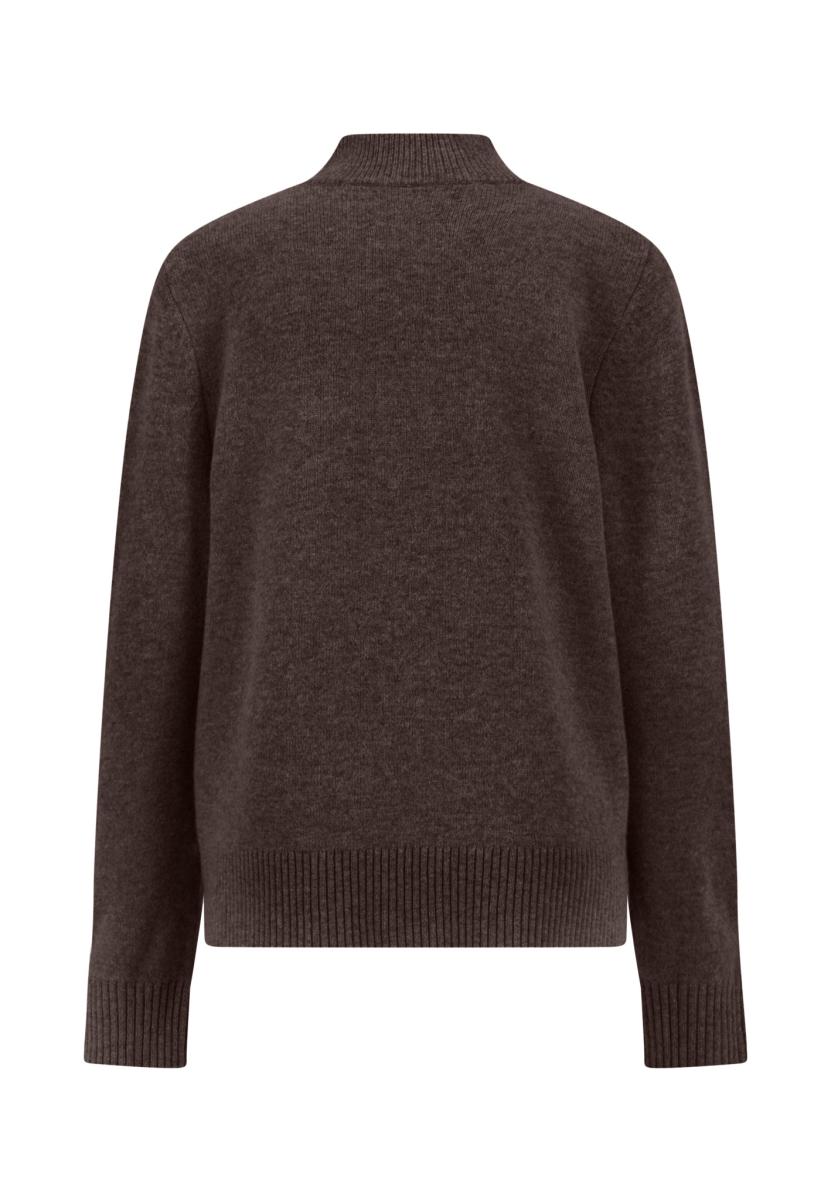 Damen Pullover Button SL