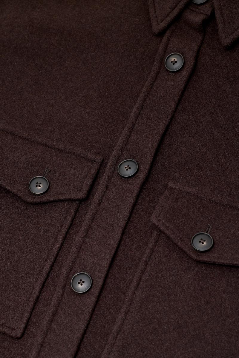 Damen Overshirt aus Woll-Mix