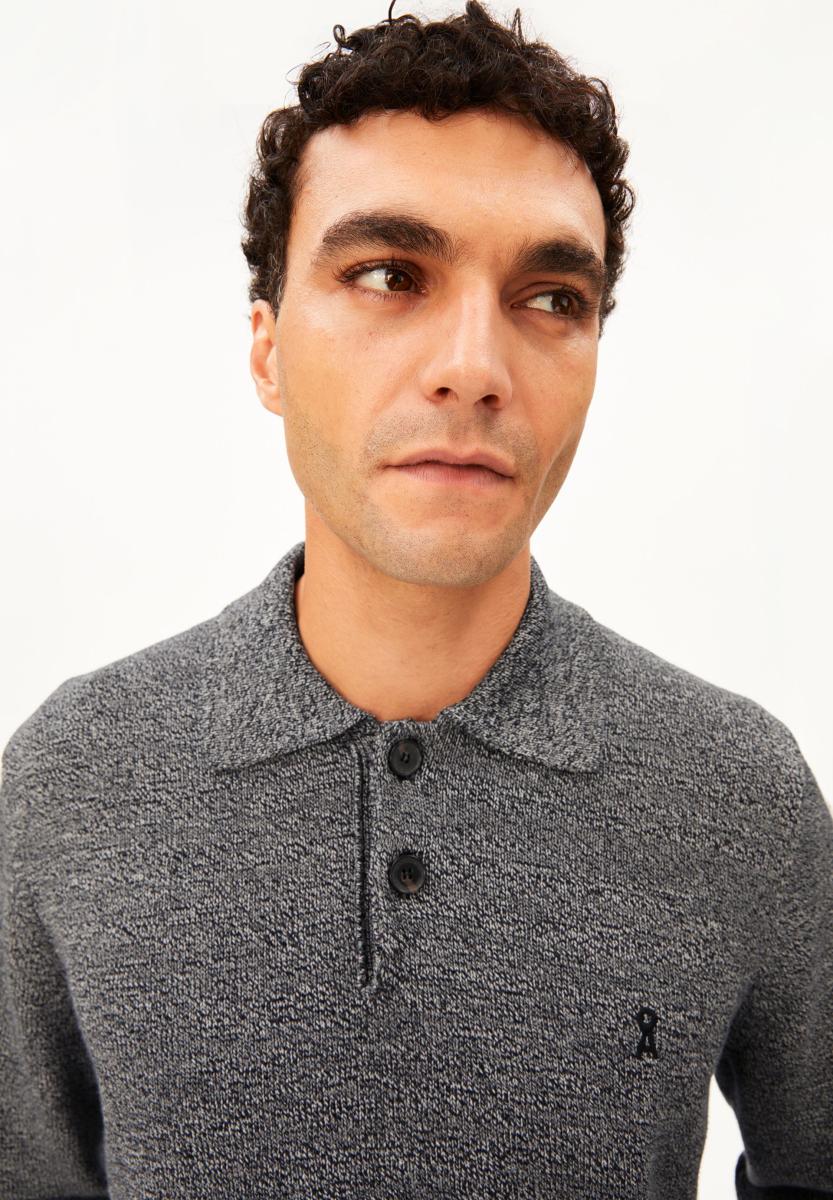Herren Langarm-Poloshirt MOULINÉ