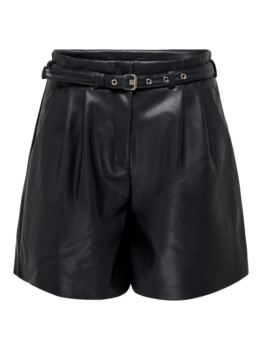 Damen Ledershorts