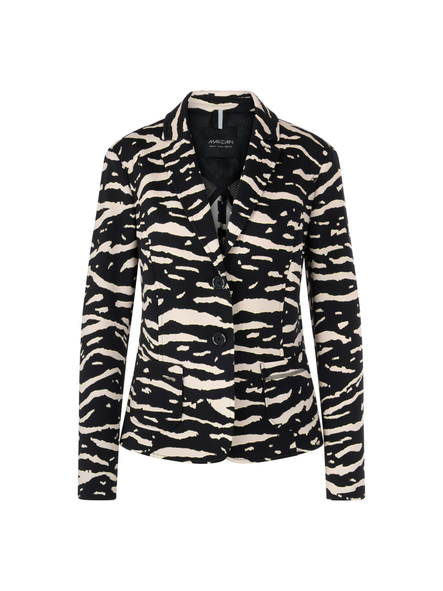 Blazer mit Animal Print