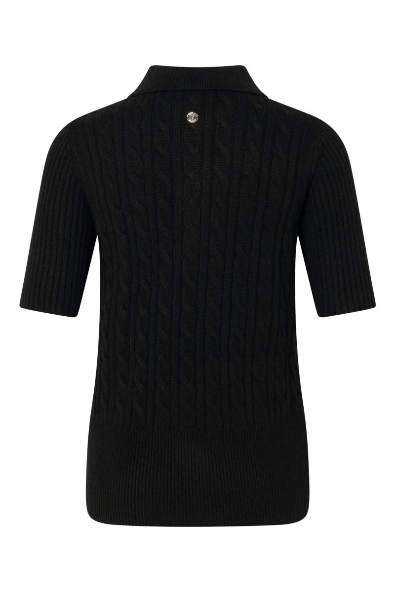 Damen Strick-Poloshirt Kevina